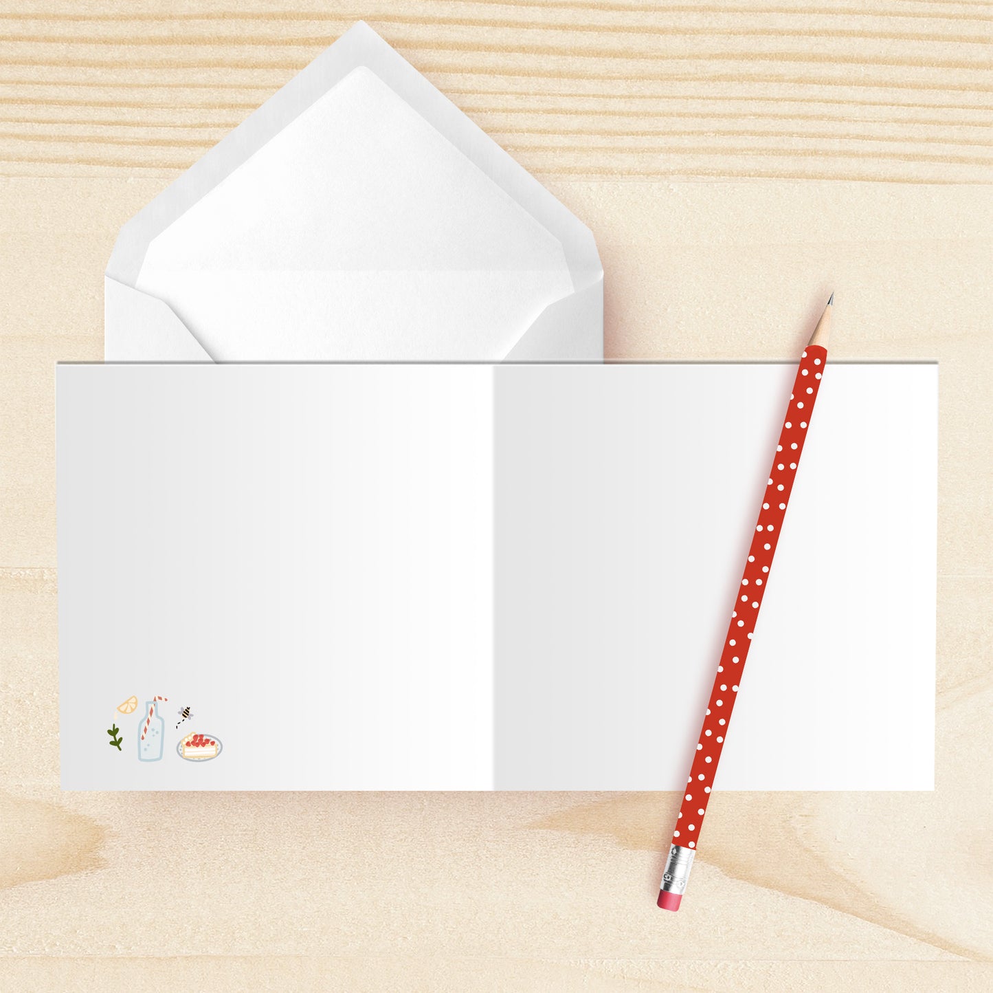 Farmers Markets Blank Card