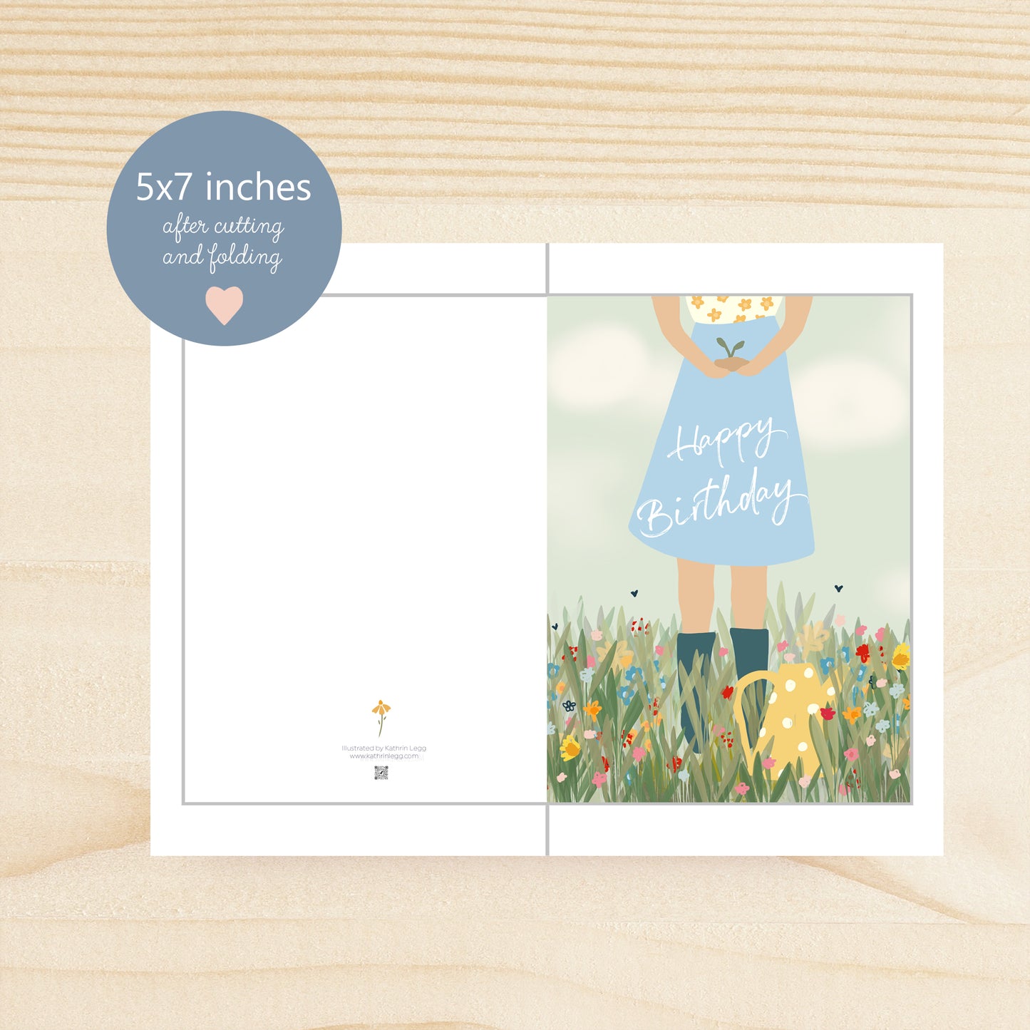 Printable Happy Birthday Meadow