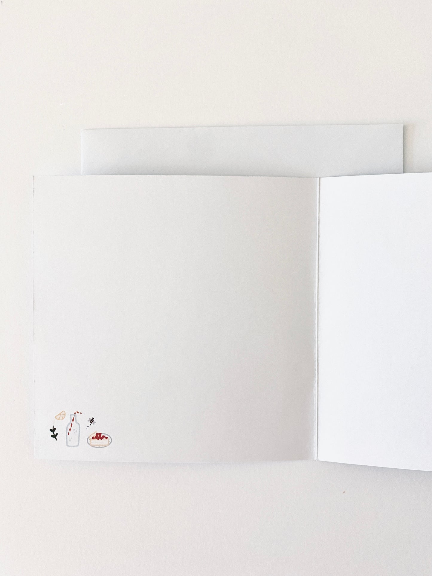 Cotton Tea Towel and Greeting Card Gift Combo