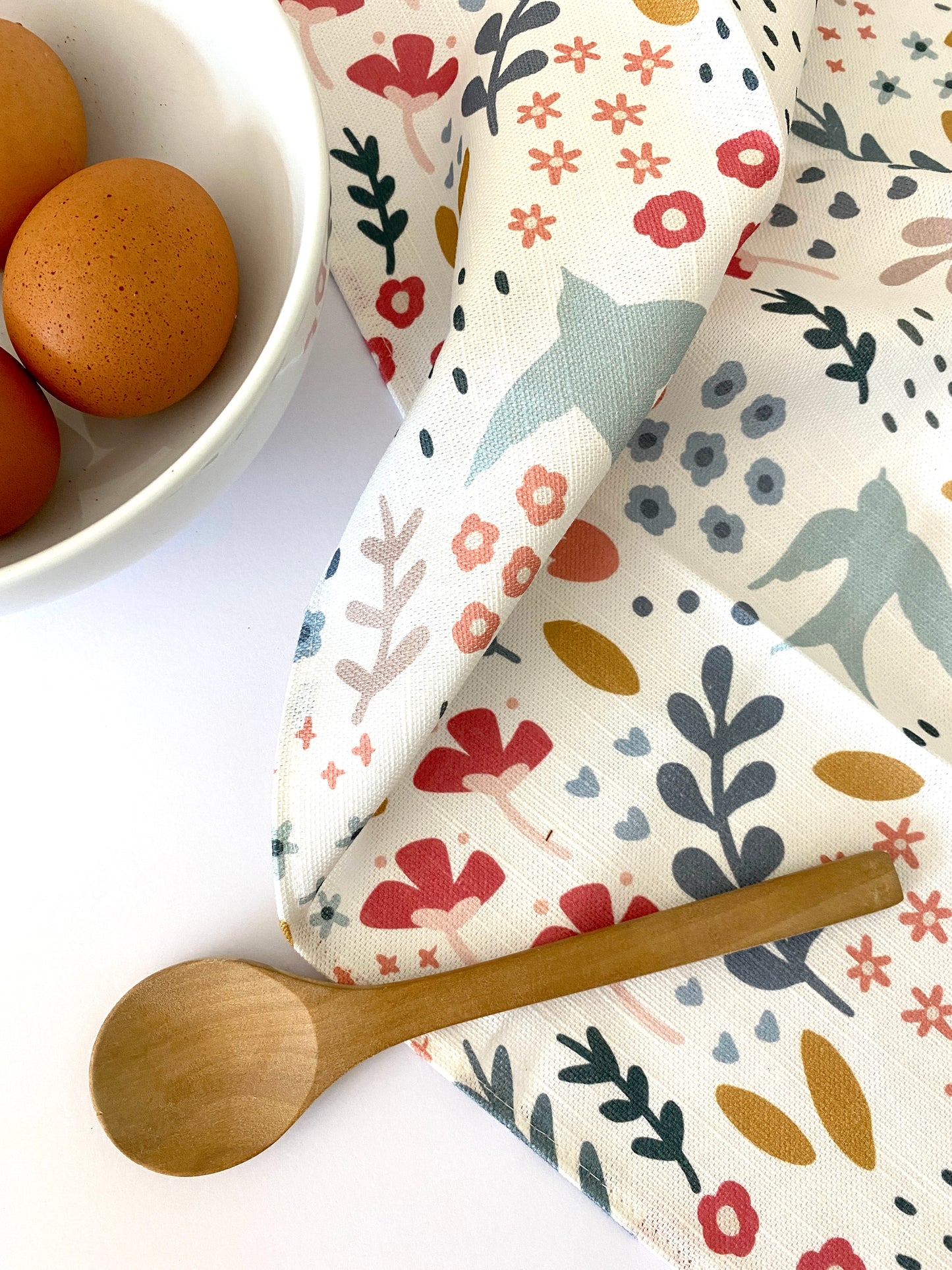 Bell Bird Matching Tea Towel and Greeting Card