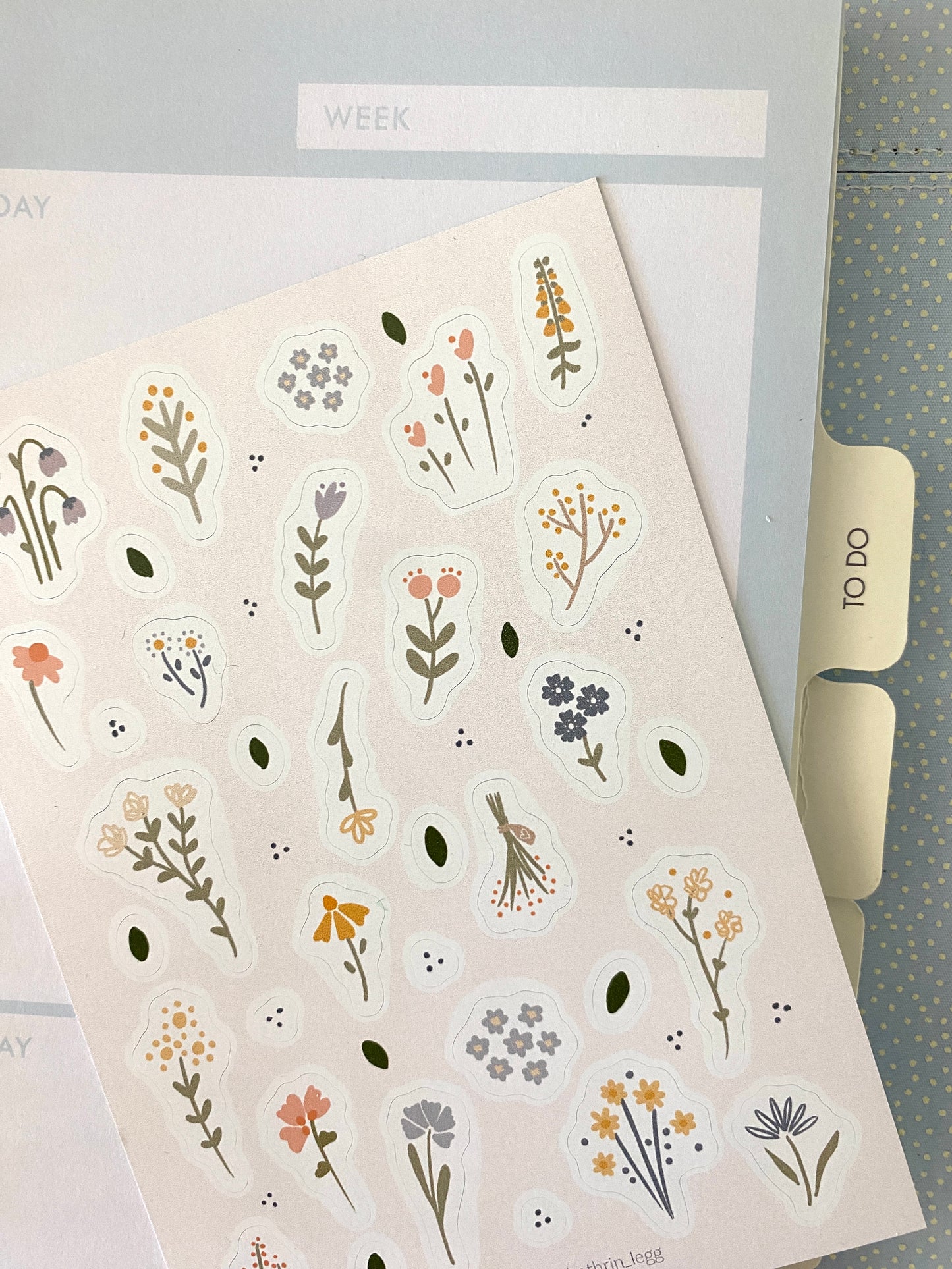 Wildflower Sticker Sheet