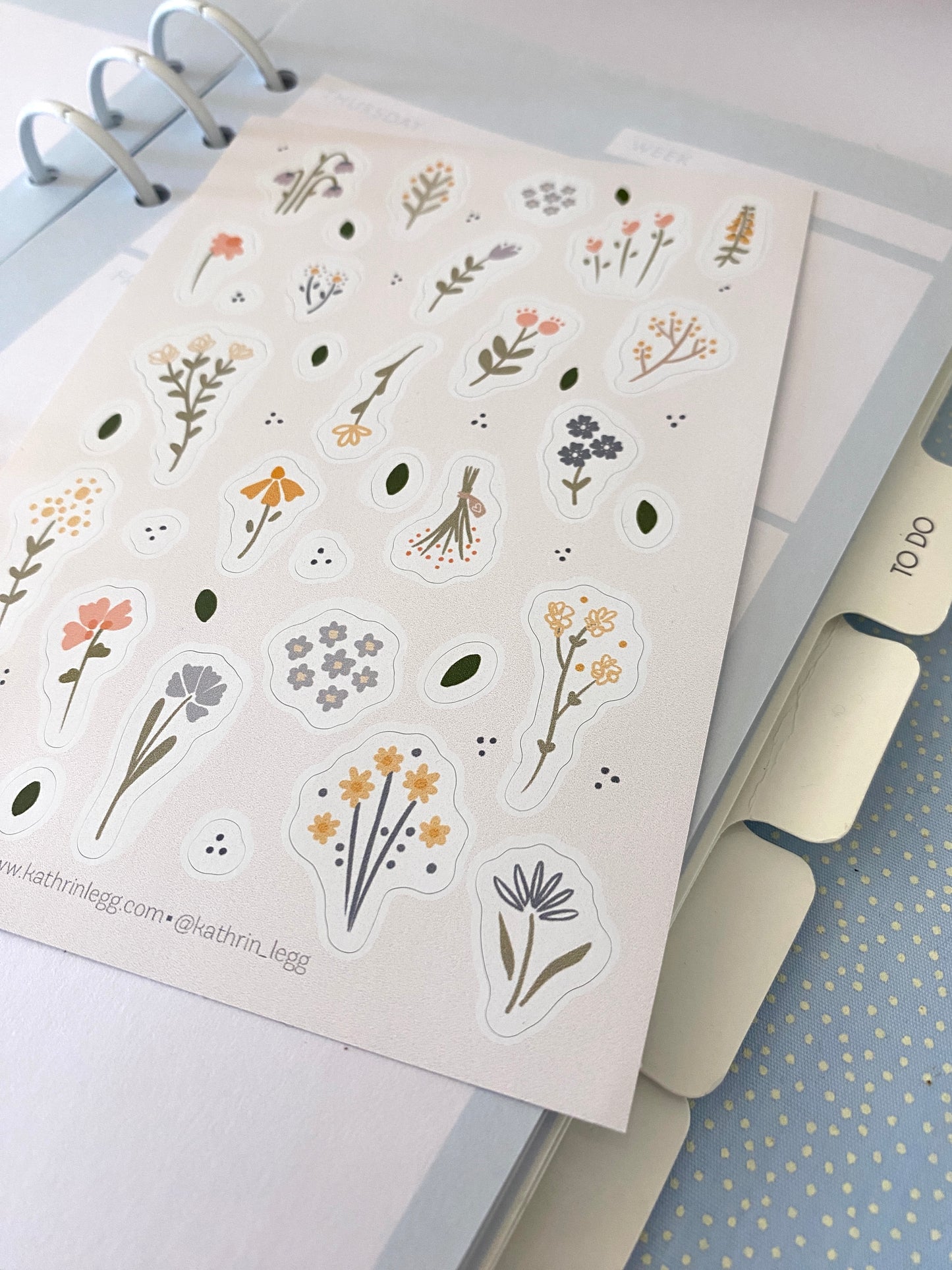 Wildflower Sticker Sheet
