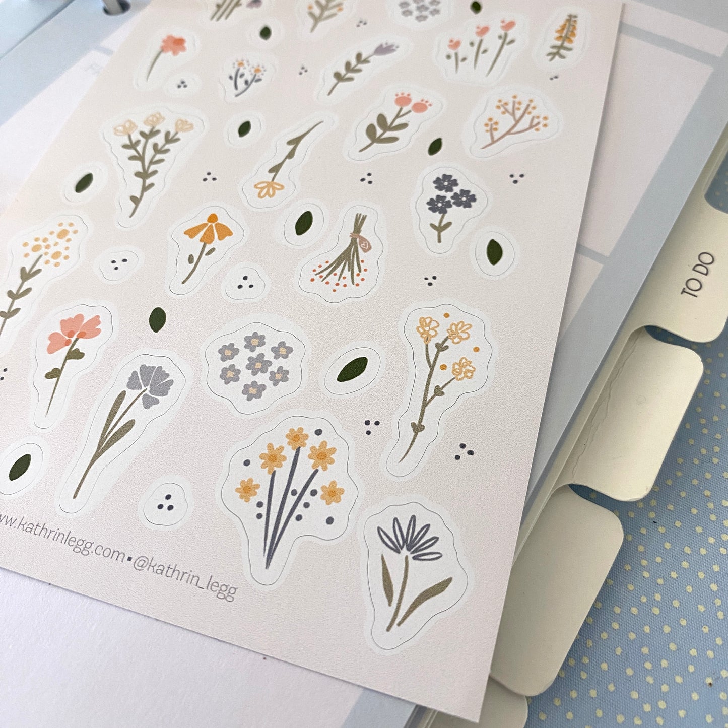 Wildflower Sticker Sheet