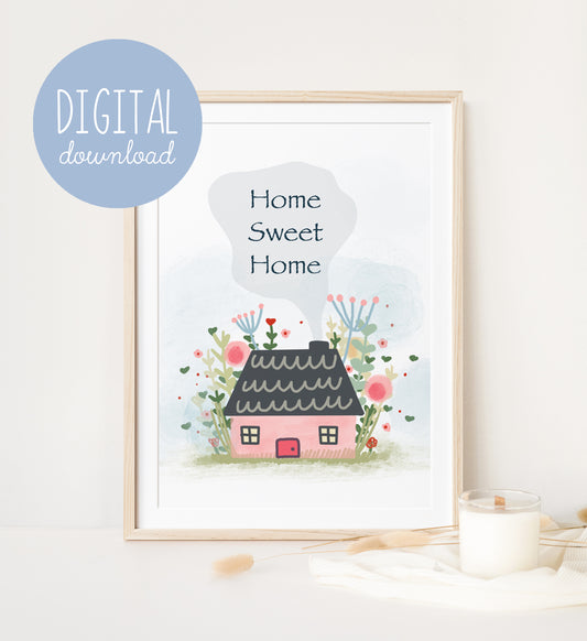 Home Sweet Home Printable Wall Art