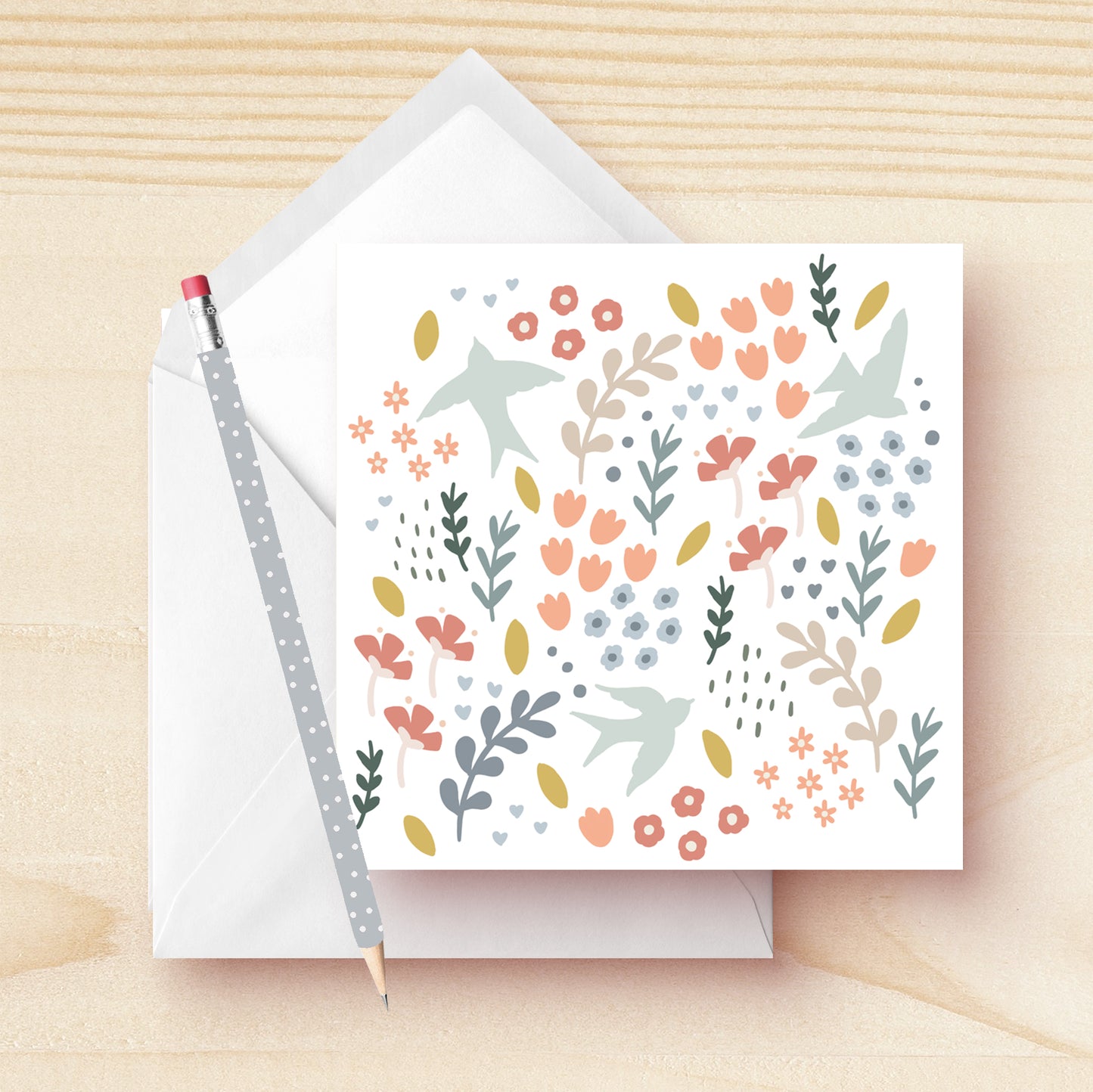 Bell Bird Blank Card