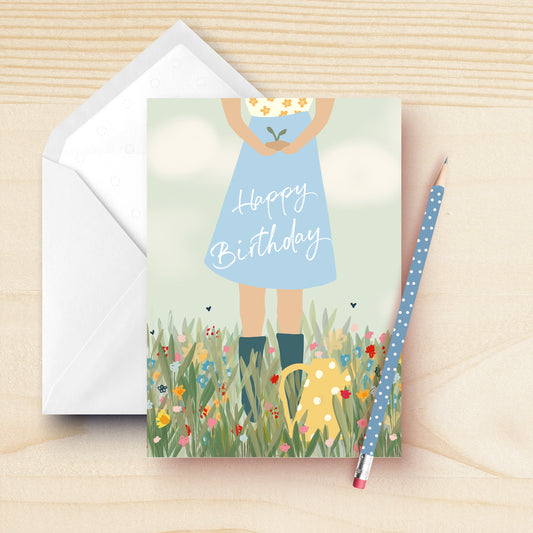Printable Happy Birthday Meadow