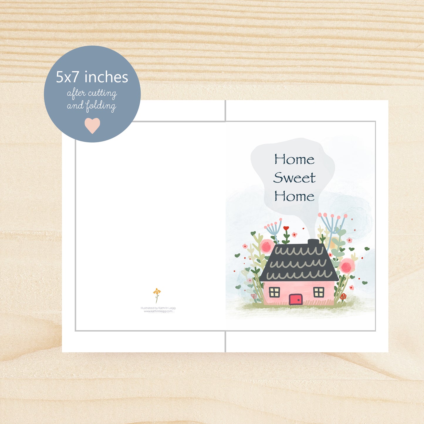 Printable Home Sweet Home Card