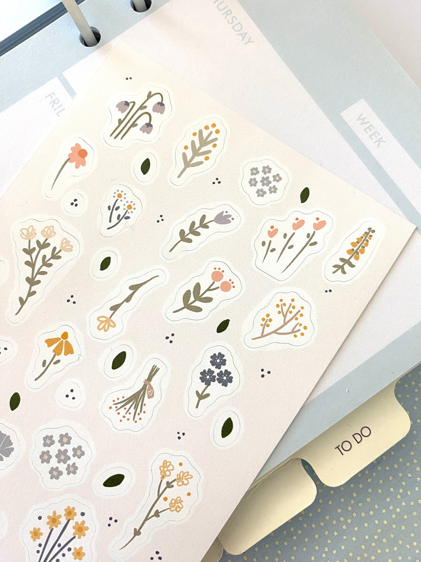 Wildflower Sticker Sheet